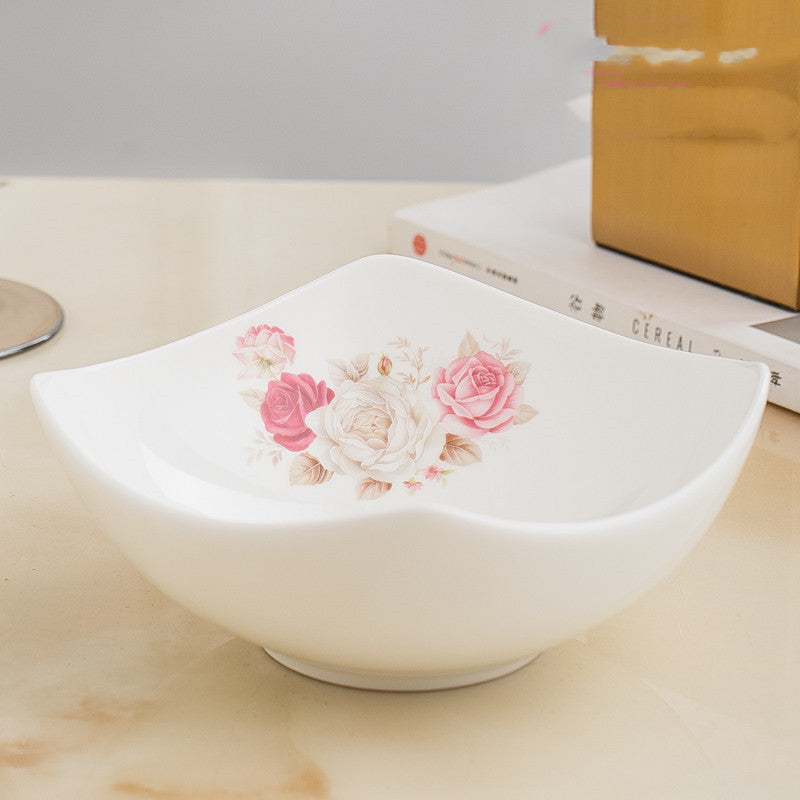 Nordic Style Salad Bowl Household Ceramic Salad Bowl