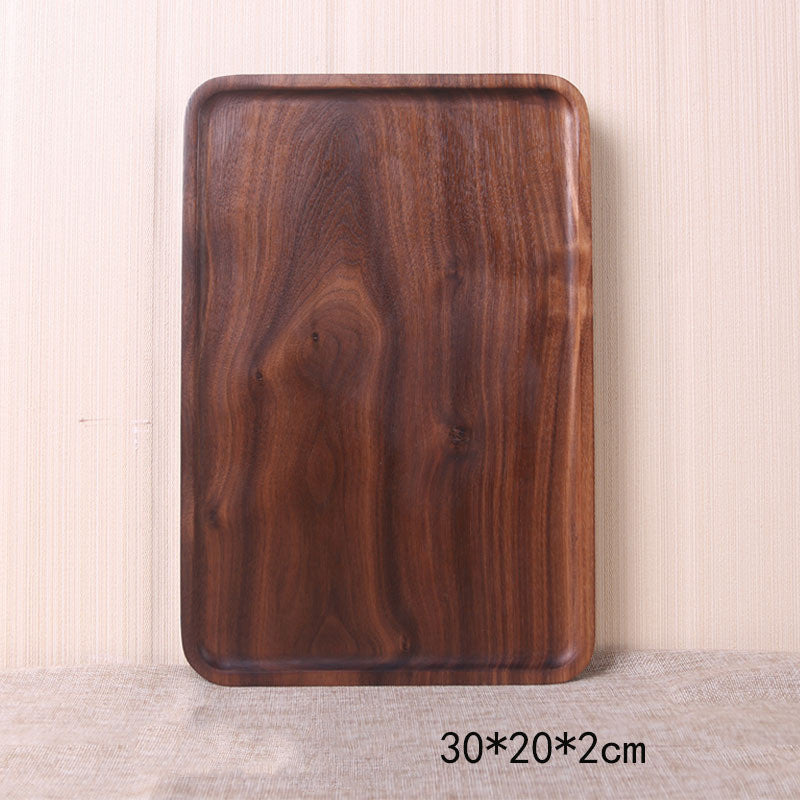 Walnut rectangular tray tray tea tray dessert