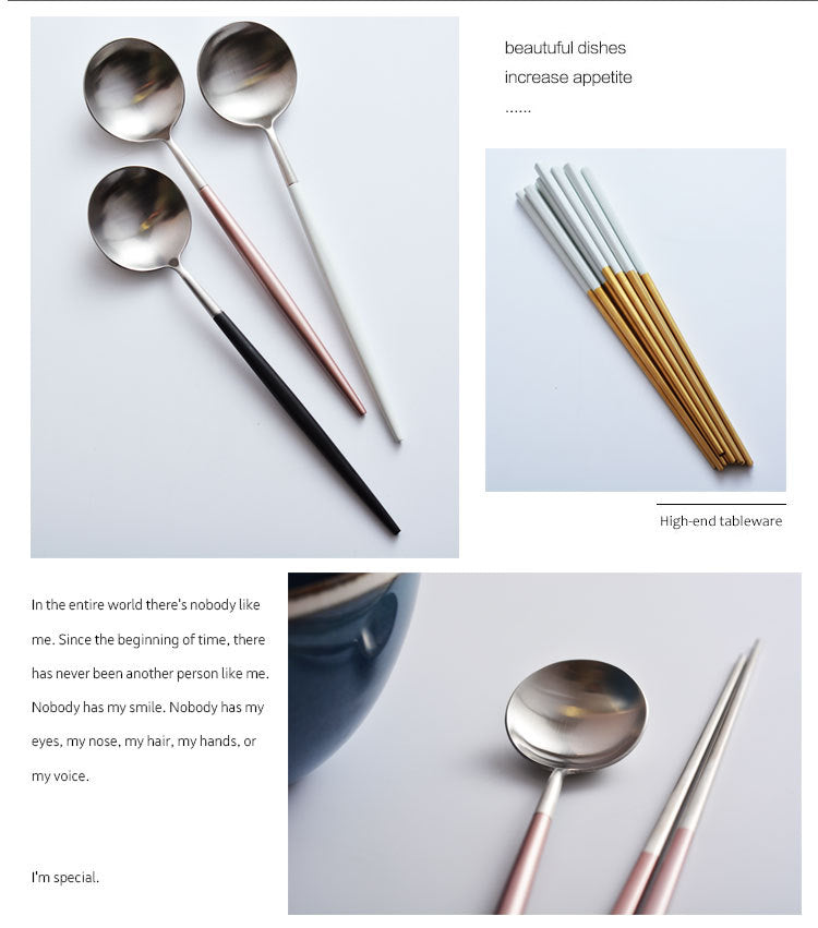 Stainless steel cutlery set